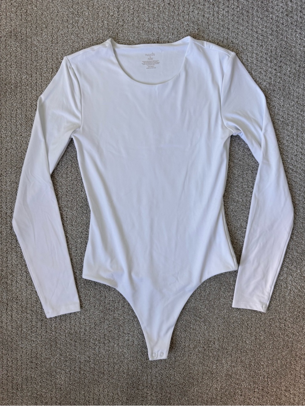 Nuuds Long Sleeve Crewneck Bodysuit